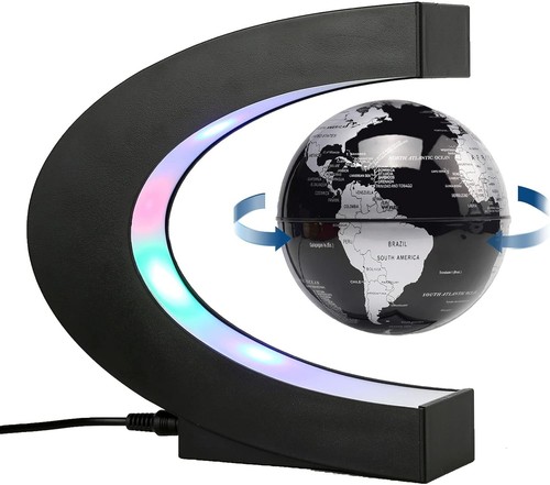 Schwebender globus mit - schwebender, led