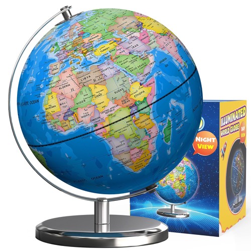 Globus beleuchtet mit led - globus,