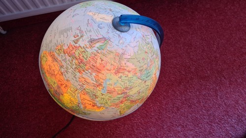 Großer globus lampe - großer,