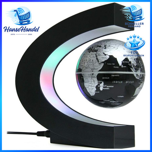 Schwebender globus mit - schwebender,