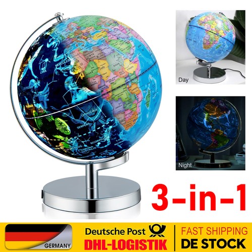 Led globus nachtlicht - led,